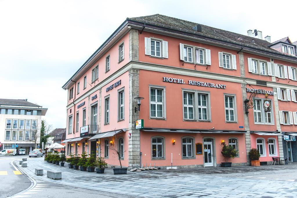Hotel Rotes Haus Brugg  Bagian luar foto