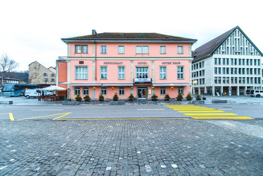 Hotel Rotes Haus Brugg  Bagian luar foto